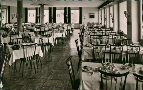 Ansichtskarte Neutrauchburg Fürstl. Zeil'sche Kurverwaltung - Speisesaal 1952