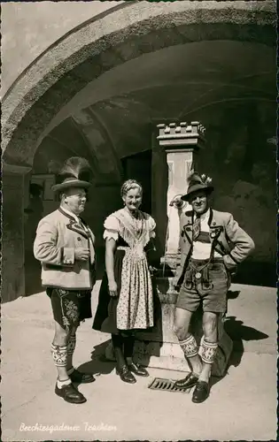 Ansichtskarte Berchtesgaden Berchtesgadener Trachten 1956