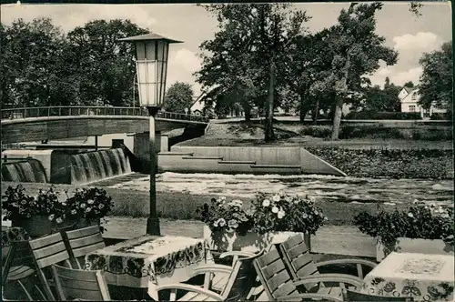 Ansichtskarte Bad Oeynhausen Sielterrassen a. d. Werre 1963