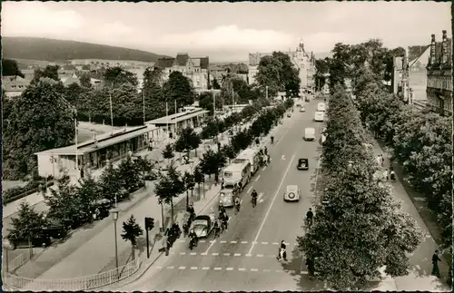 Ansichtskarte Hameln Deisterallee, VW Käfer - VW Bulli 1963