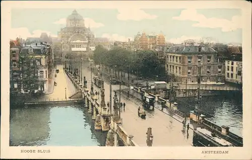 Postkaart Amsterdam Amsterdam Hooge Sluis 1922