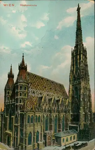 Ansichtskarte Wien Stephanskirche 1911