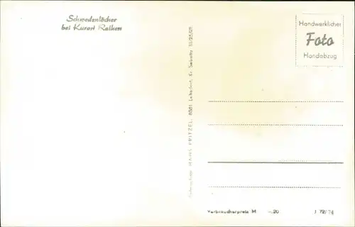 Ansichtskarte Rathen Schwedenlöcher DDR Mehrbildkarte 1974