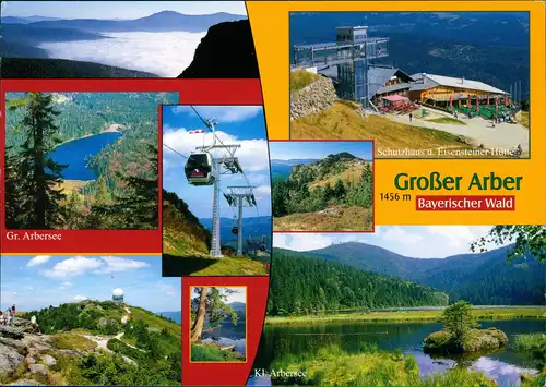 Ansichtskarte Bodenmais Großer Arber (Bayerischer Wald) Mehrbildkarte 2000