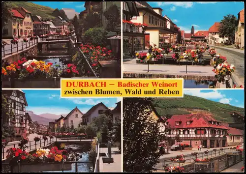 Ansichtskarte Durbach Mehrbildkarte Badischer Weinort Ortsansichten 1983