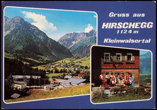 Hirschegg-Mittelberg/Vorarlberg Mehrbildkarte  Kleinwalsertal 1985