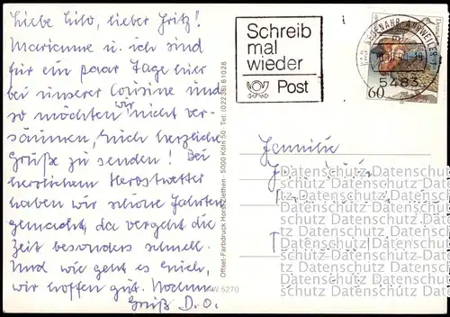 Bad Neuenahr Ahrweiler Mehrbildkarte mit Orts- und Stadtteilansichten 1991