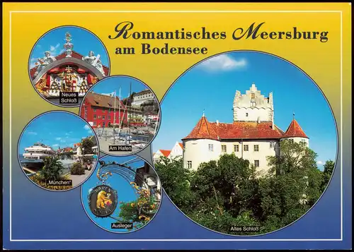 Ansichtskarte Meersburg Mehrbild-AK Romantisches Meersburg am Bodensee 1990