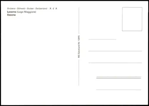 Locarno Greetings from Switzerland Locarno (Lago Maggiore) Ascona 2000