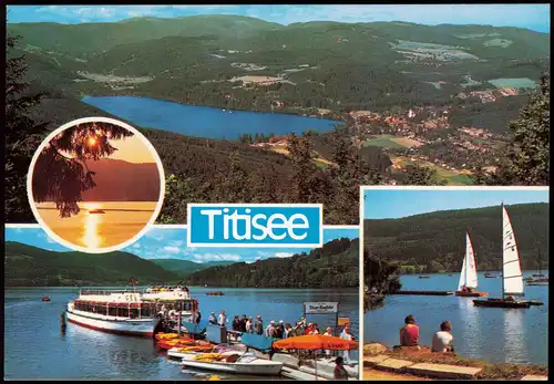 Ansichtskarte Titisee Der TITISEE im Hochschwarzwald (Mehrbildkarte) 1980