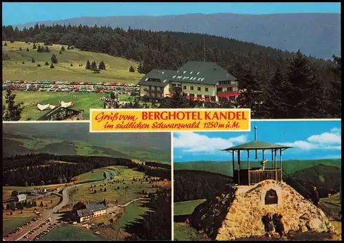 .Baden-Württemberg Gruß vom BERGHOTEL KANDEL im südlichen Schwarzwald 1980