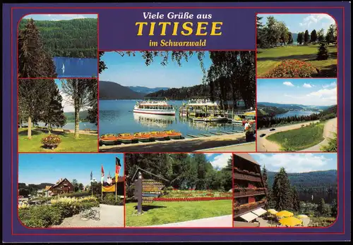 Ansichtskarte Titisee Mehrbild-AK TITISEE im Hochschwarzwald 1980