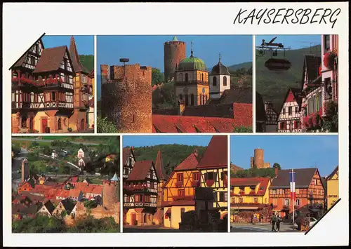 CPA Kaysersberg Mehrbildkarte mit 6 Ortsansichten 2000