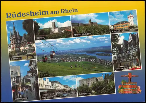 Rüdesheim (Rhein) mit Brömserhof Drosselgasse Drosselhof Rheinstraße 2000