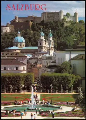Salzburg Stadtteilansicht Mirabellgarten  giardino di Mirabell 2000