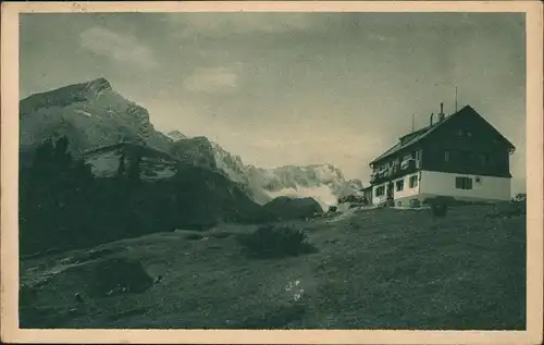 Ansichtskarte Garmisch-Partenkirchen Kreuzeck (Wettersteingebirge) 1922