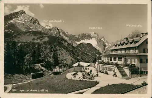Ansichtskarte Garmisch-Partenkirchen Kreuzeck (Wettersteingebirge) 1939