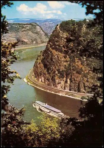 Ansichtskarte Sankt Goar Rheintal an der Loreley 1997