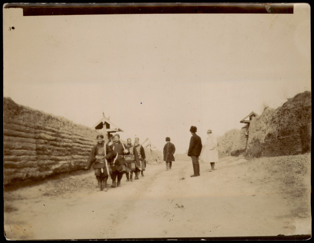 China Mandjurei 滿洲 / 满洲 Mandschurei China Soldaten Typen 1905 Foto Nr