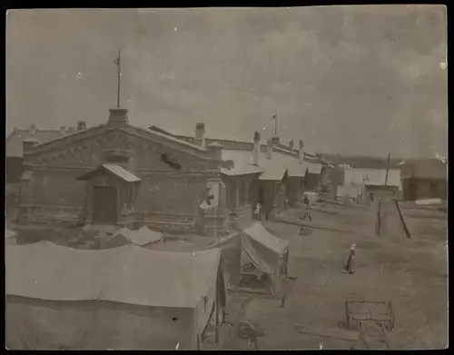 .Russland Rußland Россия Lazarettzelt in der Stadt 1906 Privatfoto Foto