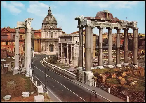 Cartoline Rom Roma Römisches Forum Romain Forum Foro Romano 1960