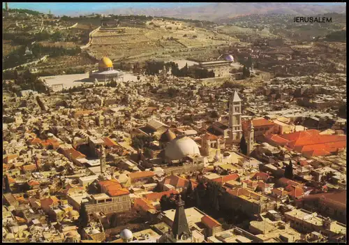 Jerusalem Jeruschalajim (רושלים) Luftbild Luftaufnahme (Aerial View) 1970