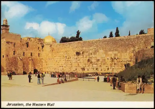 Jerusalem Jeruschalajim (רושלים) Western Wall Mur Occidental Westmauer 1980