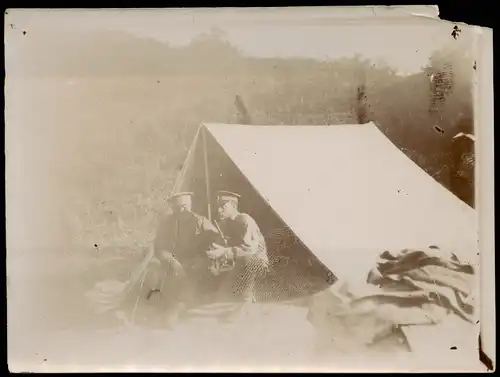 .Russland Rußland Россия Militär Soldaten vor Biwak 1905 Privatfoto Foto