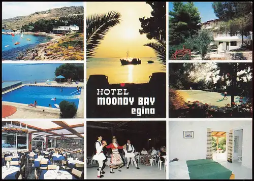 Postcard .Griechenland HOTEL MOONDY BAY GR EGINA ISLAND - GREECE 2000