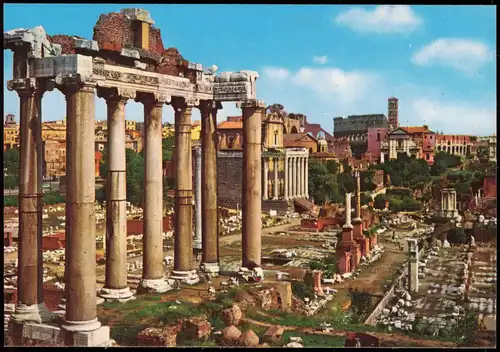 Cartoline Rom Roma Foro Romano Forum Romain Römisches Forum 1970