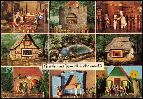 Ansichtskarte Bad Harzburg Kuranlagen Grüße aus dem Märchenwald 1969