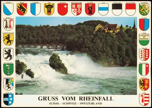 Neuhausen am Rheinfall GRUSS VOM RHEINFALL SUISSE - SCHWEIZ - SWITZERLAND 1985