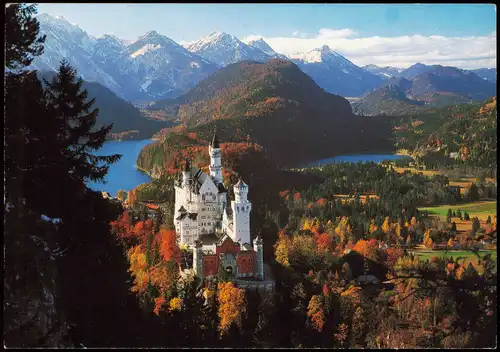 Ansichtskarte Schwangau Königsschloß Neuschwanstein 1980