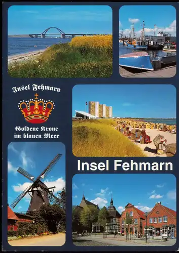 Ansichtskarte Fehmarn (Insel) Mehrbildkarte der Ferieninsel 1996