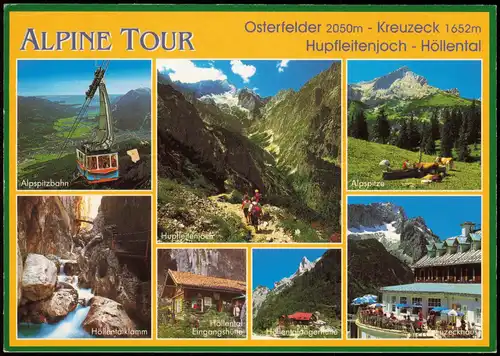 Garmisch-Partenkirchen Umland-Ansichten, Alpine Tour, Oberbayern 1995