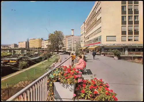 Ansichtskarte Saarbrücken Berliner-Promenade Stadtteilansicht 1970