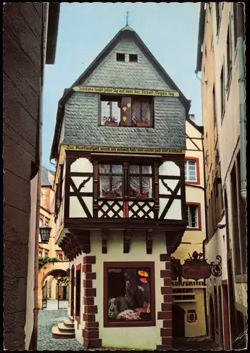 Bernkastel-Kues Berncastel-Cues Häuser Partie, Alter Winkel 1978