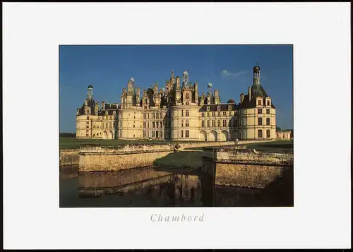 Chambord La façade principale du château (XVIe siècle), Schloss Castle 2000