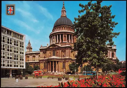 City of London-London Cathédrale de Saint Paul St. Pauls Kathedrale 1980