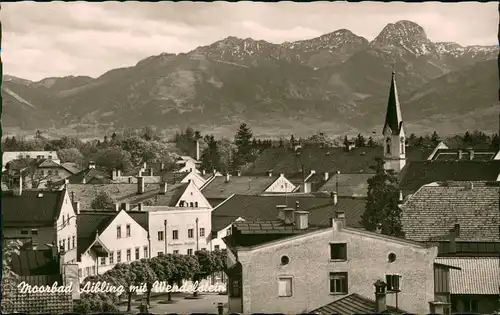 Ansichtskarte Bad Aibling Straßenpartie 1959