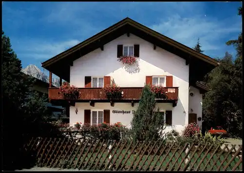 Ansichtskarte Mittenwald Gästehaus „Friwa" 1973