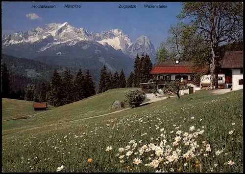 Garmisch-Partenkirchen Berggasthof Gschwandtnerbauer, 1020 m 1982