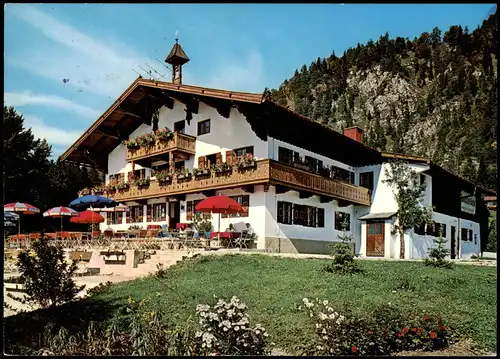 Ansichtskarte Reit im Winkl Landgasthof Glapfhof 1989