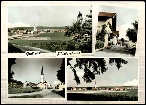 Ansichtskarte Pittenhart LK Traunstein Stadtteilansichten - Color 1970