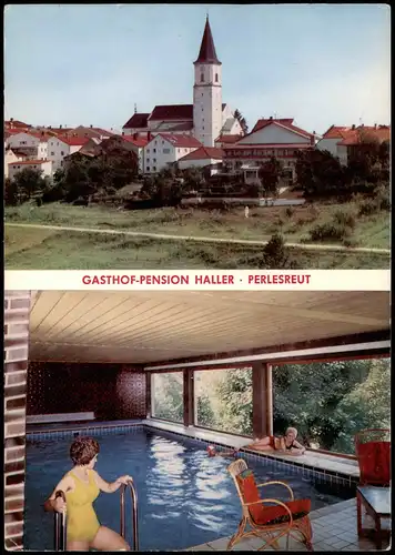 Perlesreut-Fürsteneck 2 Bild Stadt, Gasthaus Familie Haller 1973