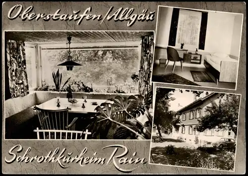Ansichtskarte Oberstaufen Schrothkurheim RAIN Bes.: A. Kirchmann 1972