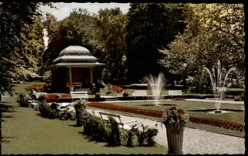 Ansichtskarte Bad Nenndorf Sonnengarten - Colorfoto AK 1958
