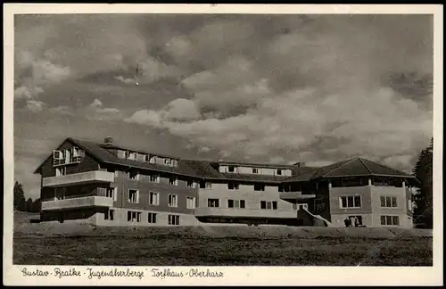 Torfhaus (Harz)-Altenau Gustav Bratke Jugendherberge Oberharz 1958