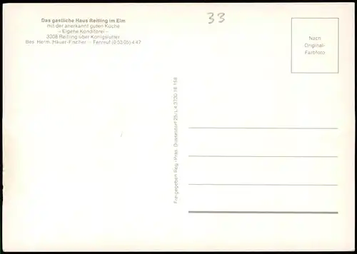 Ansichtskarte Erkerode über Königslutter - Luftbild 1972