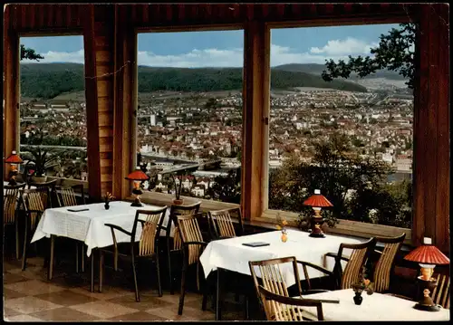 Ansichtskarte Hameln Café Restaurant Klütturm mit Ausblick 1969